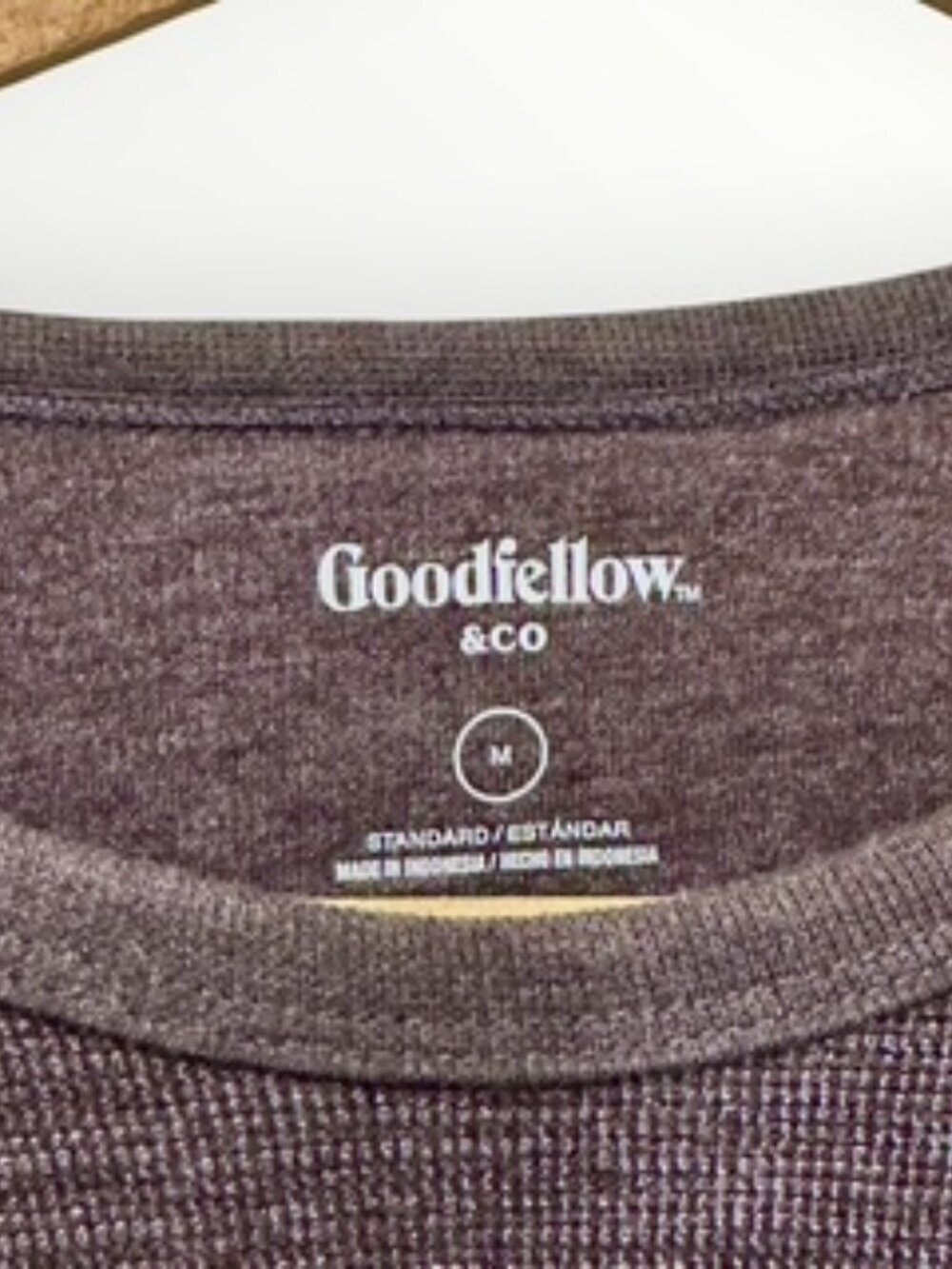 Goodfellow & Co. Mens Sweater Shirt Long Sleeve Crew Neck Brown Standard Size M - Picture 9 of 12